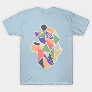 Abstract pastel Modern geometric cute T-Shirt